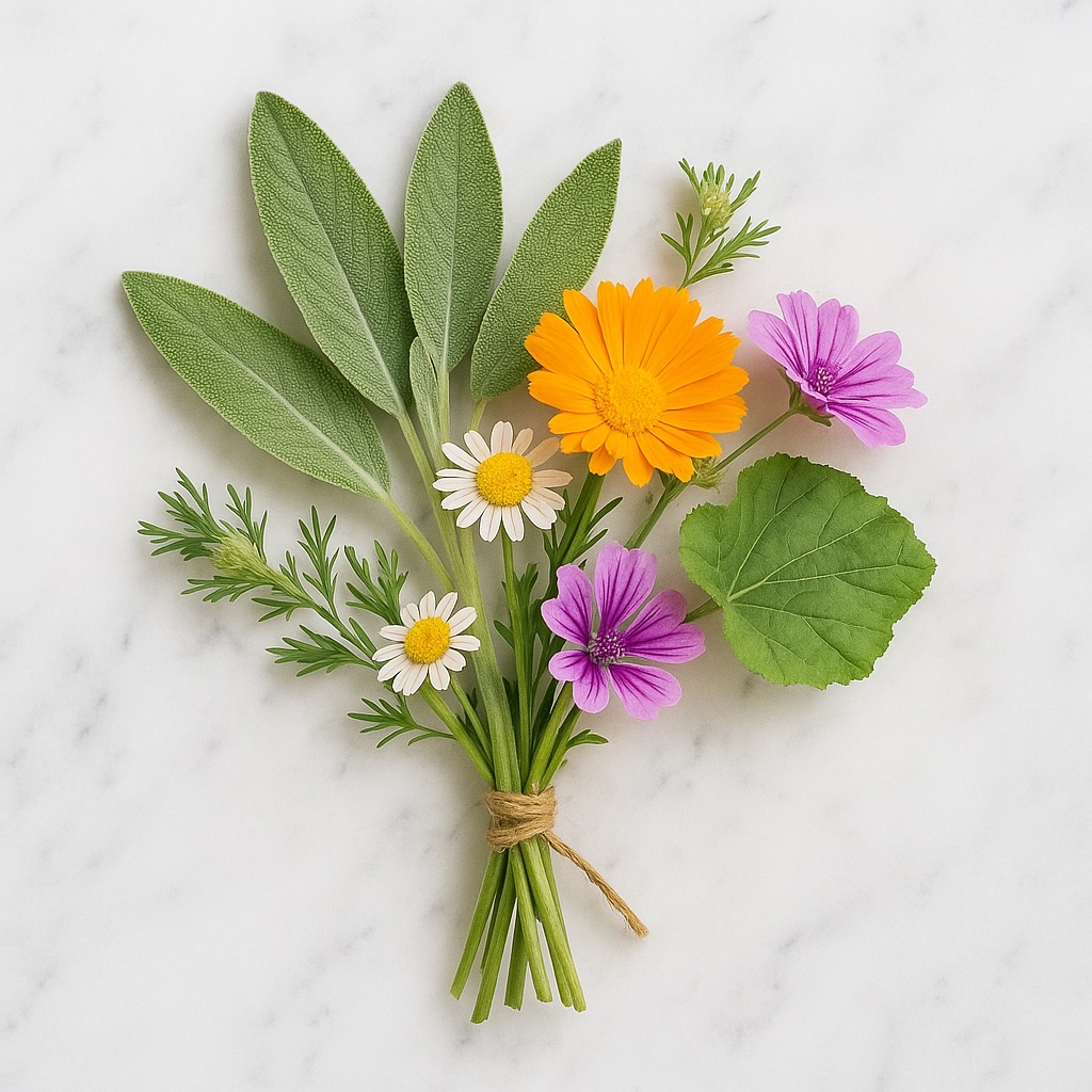 Kräutertee Atemwege - Rezepte bei Erkältung, Husten & Hals 3 Heilkräuter bei Hals- und Rachenentzündungen